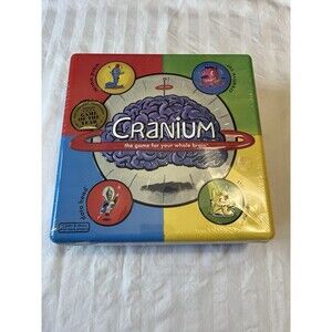 Cranium Board Game The Game For Your Whole Brain Brand New In Wrapper Metal Box